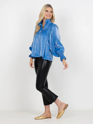 Charlotte Top in Sapphire