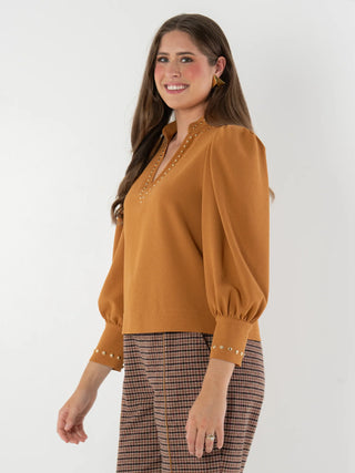 Hampton Top in Brown Sugar