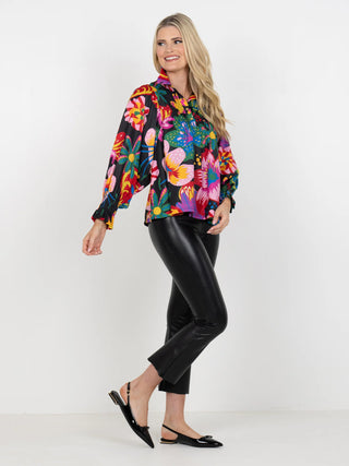 Charlotte Top in Midnight Garden