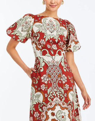 Pippa Midi in Jardin Rose