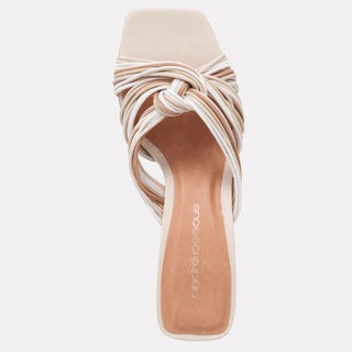 Kelsie Heel in Beige Multi