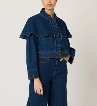 Clarke Jacket in Dark Denim