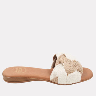 Nahala Sandal in White Natural