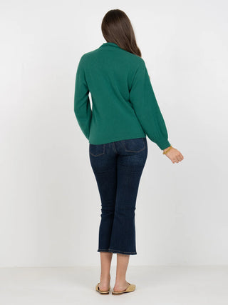 Lolli Cashmere Sweater in Eden Green