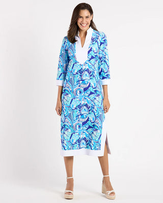 Katie Dress in Fanfair Seaglass