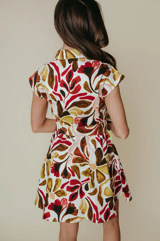 Collette Dress in Fall Pallet