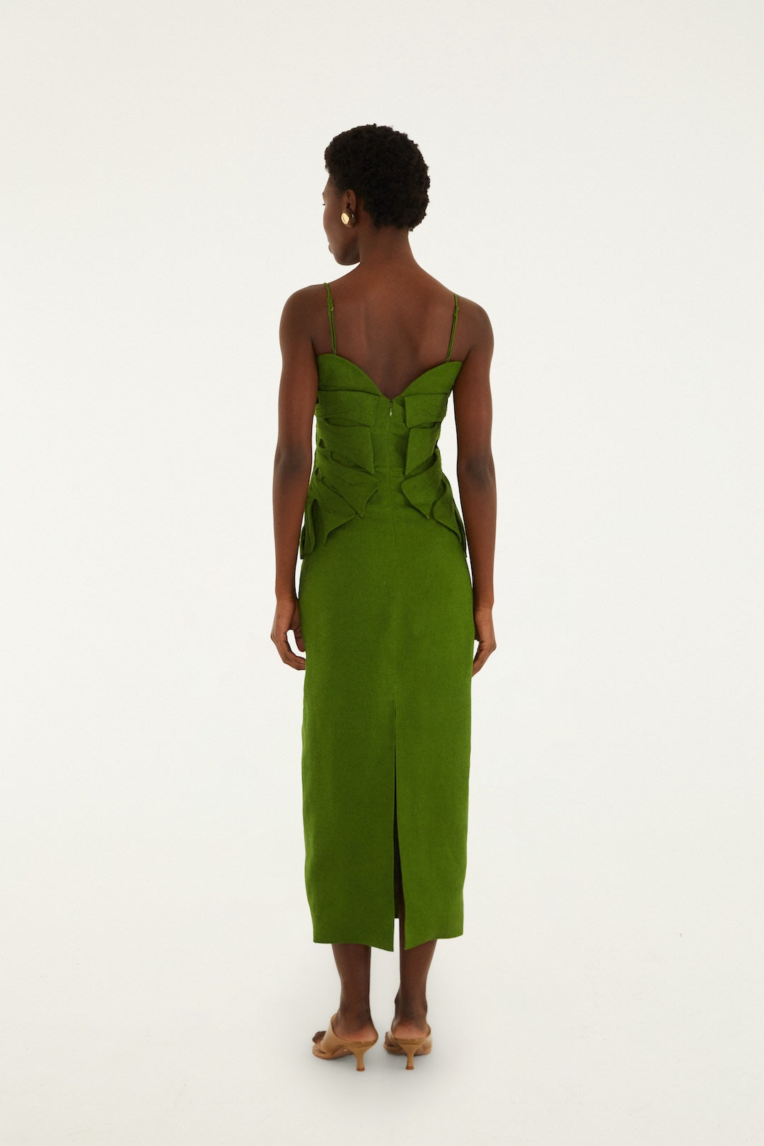 FARM Rio US Monstera Leaf Sleeveless Maxi Dress in Green XS / Green FARM Rio US Monstera Leaf Sleeveless Maxi Dress in Green XS / Green