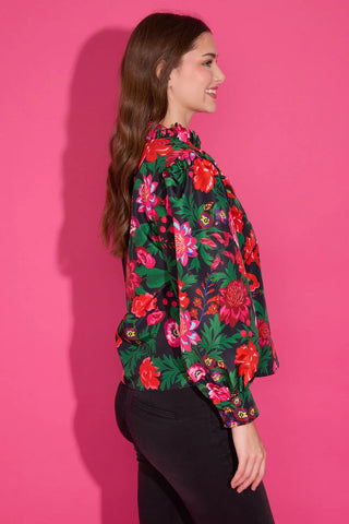 Phoebe Top in Flora