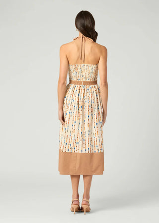 Serene Dress in Ivory Multi
