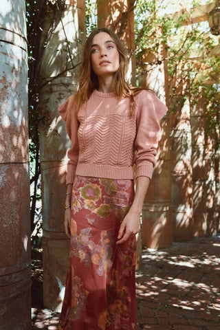 Ellis Maxi Skirt in Sylvaine Print