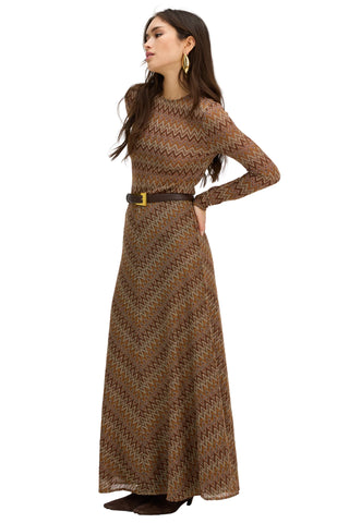 Olive Skirt in Chestnut Multi