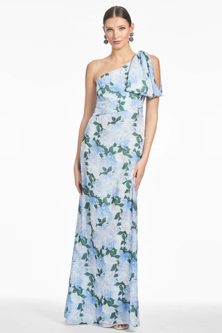 Chelsea Gown in Glacial Peonies