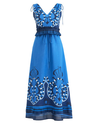 Drew Dress in Harbor Azure