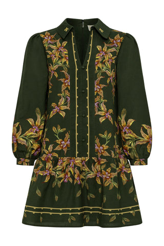 Porter Dress in Hunter Lily