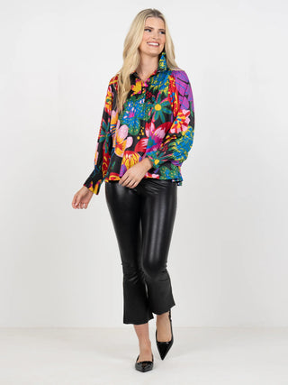 Charlotte Top in Midnight Garden