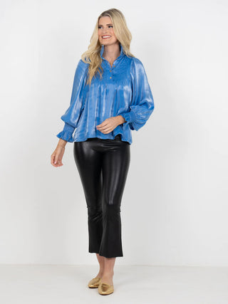 Charlotte Top in Sapphire
