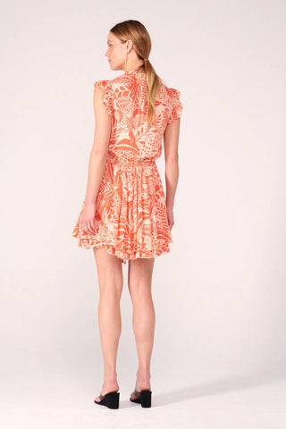 Callie Dress in Orange Toucan