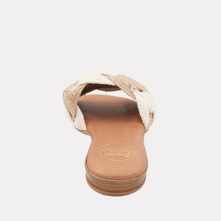 Nahala Sandal in White Natural