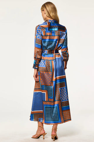 Hermina Dress in Tile Patchwork