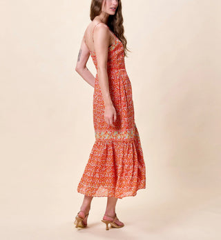 Miralani Midi Dress in Solara Print