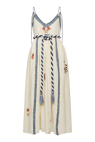 Carmen Dress in Gardenia