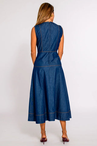 Claire Dress in Denim