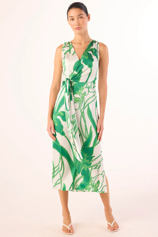 Kina Dress in Winding Iris