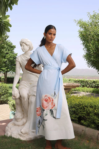 Sailor Dress in Villa Celeste Mist