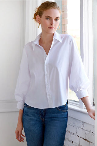 Cora Shirt Silky Poplin