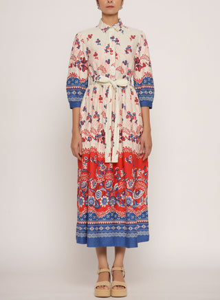 Marlene Dress in Wanderlust Paprika