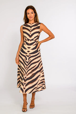 Claire Dress in Zebra