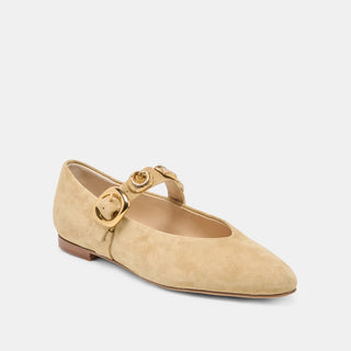 Loree Desert Taupe Suede
