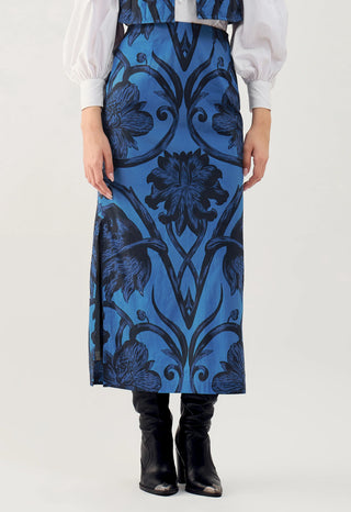 Aspen Skirt in Rosemore Nightblue