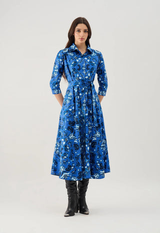 Emily Dress in Westminster Frostblue