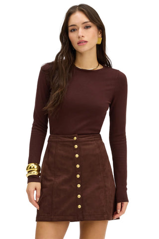Carla Skirt in Espresso