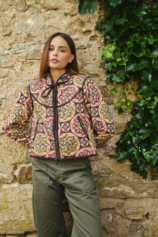 Avery Jacket in Letters to Hattie Medallion