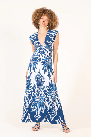 Long Dress Nova in Navy Cartagena