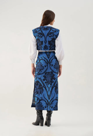 Aspen Skirt in Rosemore Nightblue