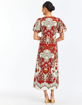 Pippa Midi in Jardin Rose