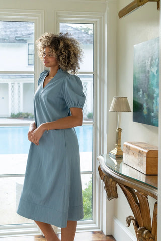 Hampton Dress in Denim