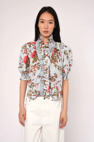 Zuri Top in Battersea Floral