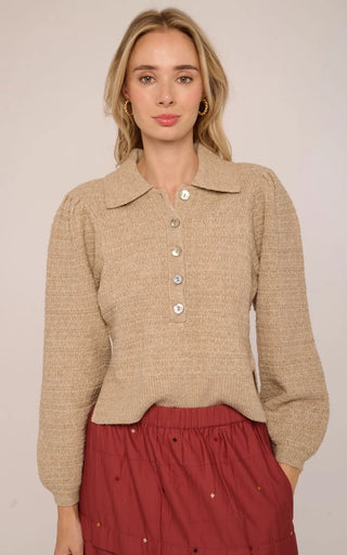 Edith Sweater in Cafe Latte