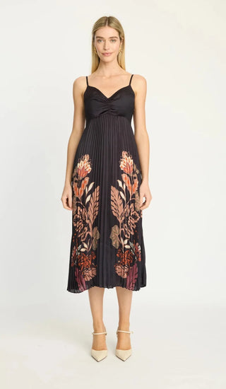 Donna Dress in Crouching Cheetah Black