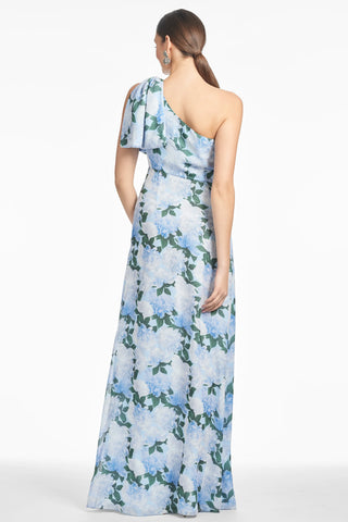 Chelsea Gown in Glacial Peonies