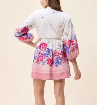 Suvi Mini Dress in Camellia Print