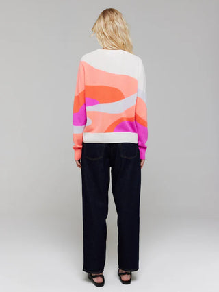 Cari Wave Crew in Coral Wave/Hot Coral, Neon Coral, Willow, Sassy Pink