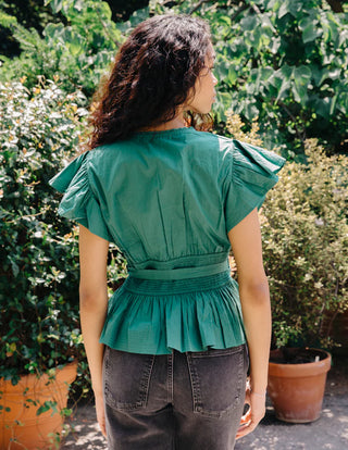 Madelyn Top in Foliage Green