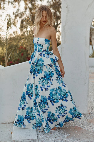 Mattea Dress in Blurred Bouquet