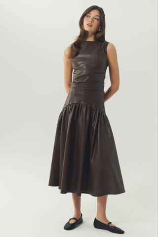 Maeden Skirt in Brown