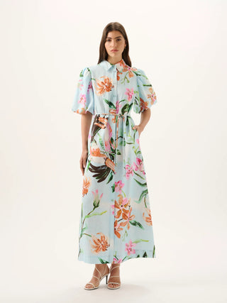 Berkley Shirt Dress in Tucano